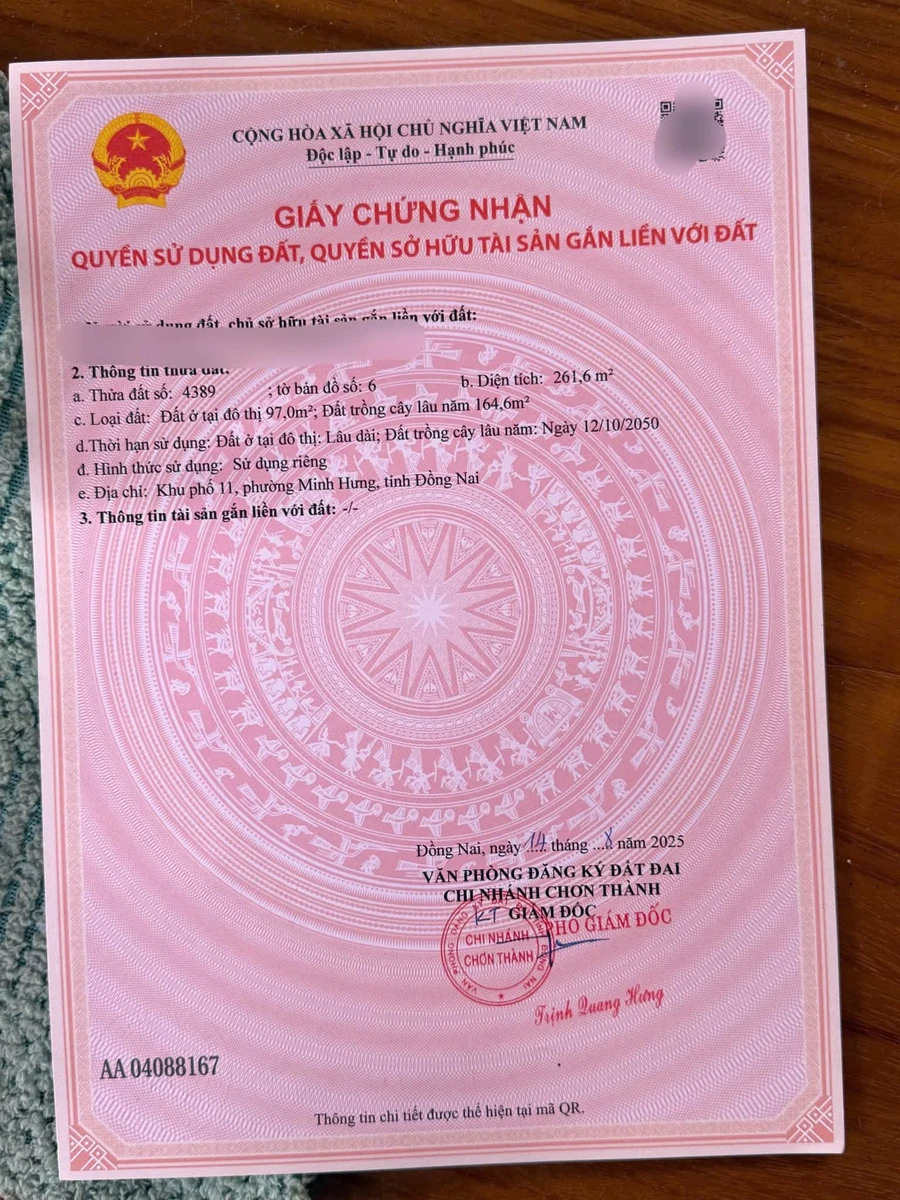 Bán đất 6m x 45m gần KCN Minh Hưng, Bình Dương - Ảnh thu nhỏ 5
