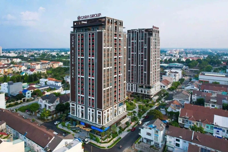 Bán căn hộ 2PN 70m² Cara River Park, sông Hậu, giá 1 tỷ 2