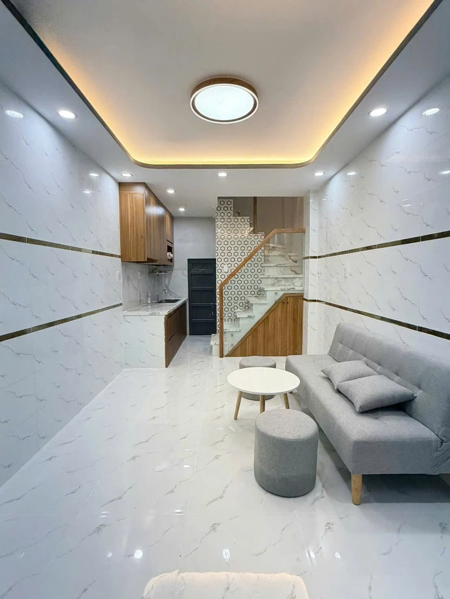 Bán nhà mới 1 trệt 2 lầu 18m² đường Số 14, Bình Hưng Hòa A, Bình Tân – 2,85 tỷ - Ảnh 1