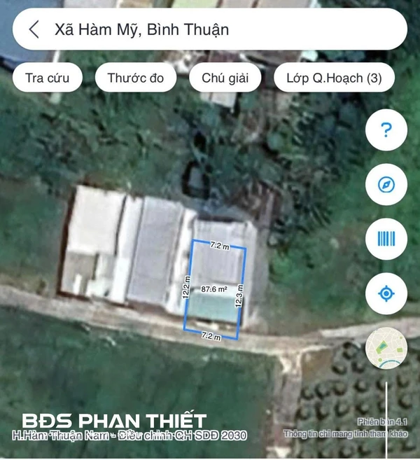 Bán nhà cấp 4 mặt tiền Hàm Mỹ 87,4 m² - 1 tỷ 250 triệu