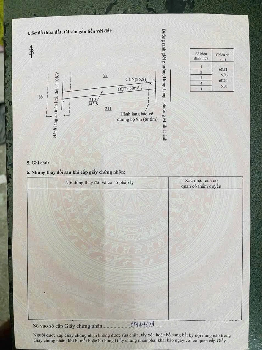 Bán đất thổ cư 340m2 Chơn Thành Bình Dương 5xx triệu - Ảnh thu nhỏ 3