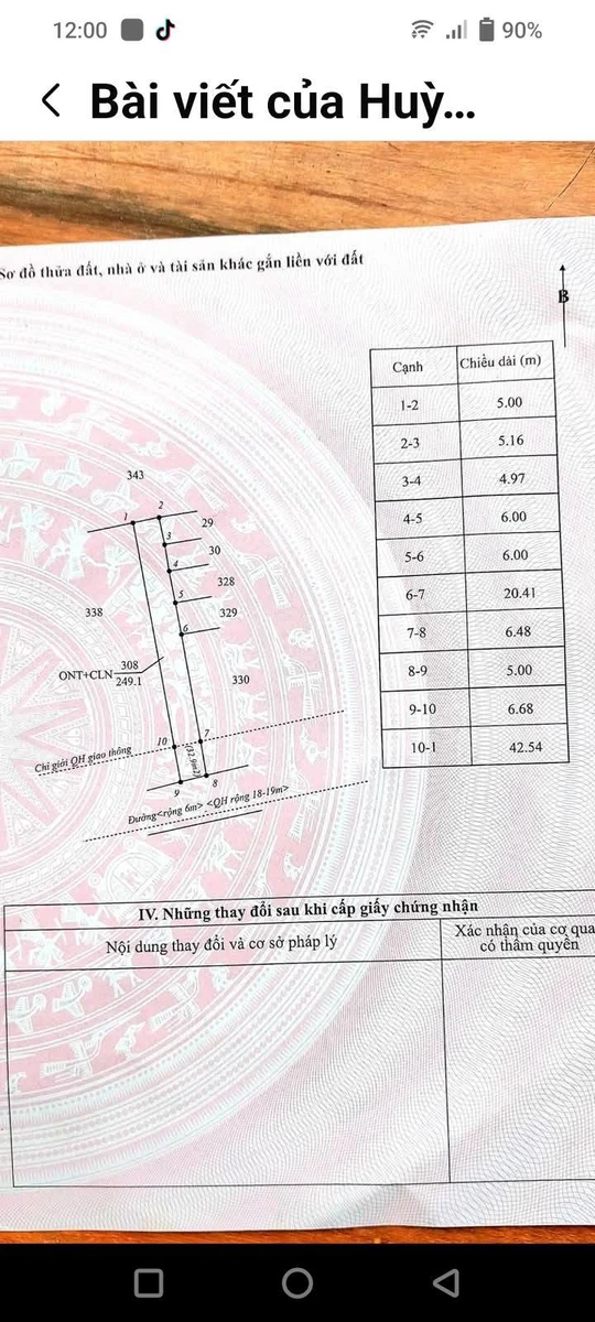 Bán đất mặt tiền Ka8 Phường Tân An Quận 12, 80m2, 1 tỷ 890 triệu - Ảnh thu nhỏ 4