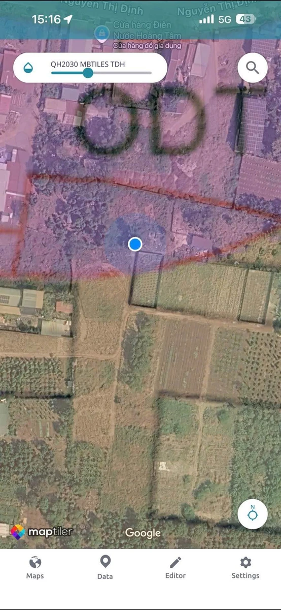 Bán đất 500m² hẻm 333 Nguyễn Thị Định giá 890 triệu - Ảnh thu nhỏ 3