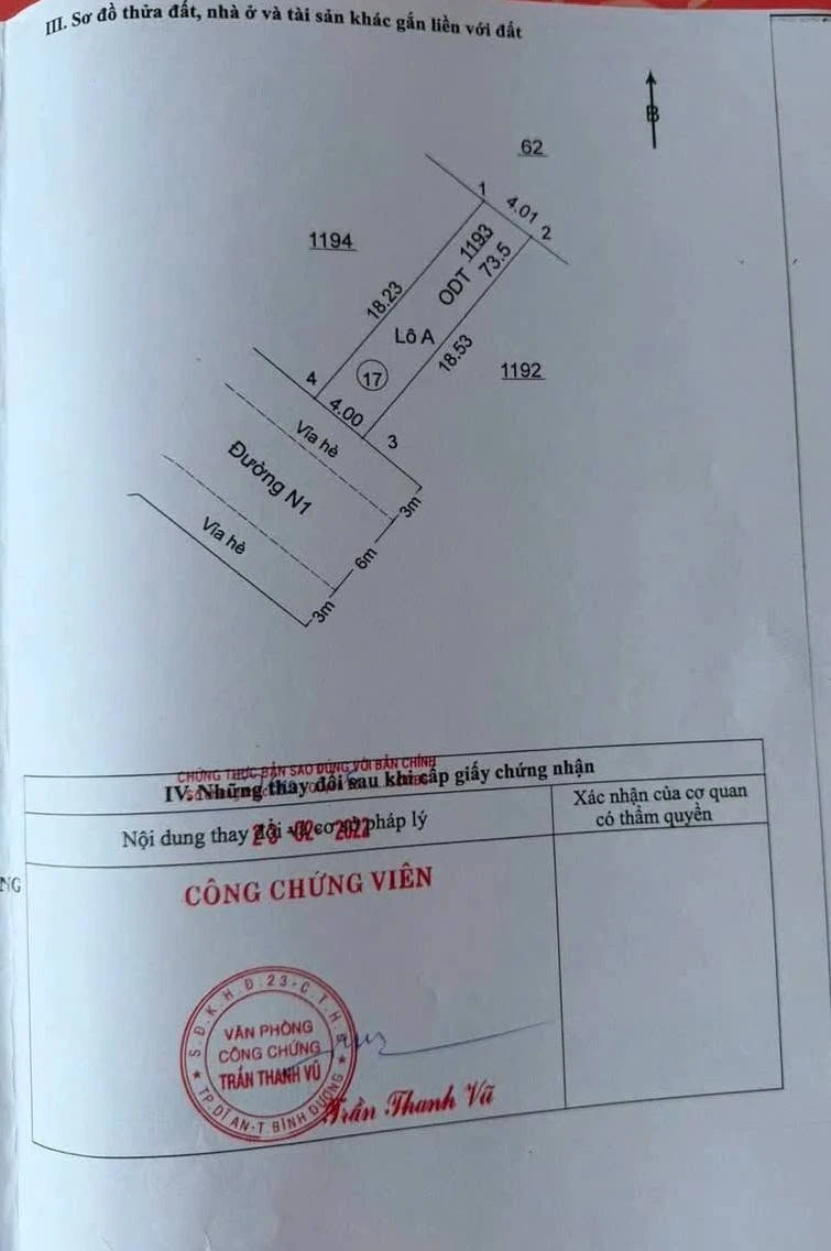 Bán 2 lô đất liền kề 74m² An Phú Bình Dương - Ảnh 1