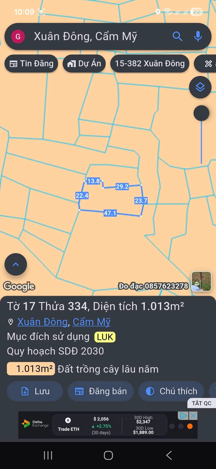 Bán đất Xuân Đông Đồng Nai 1000 m2 - Ảnh 1