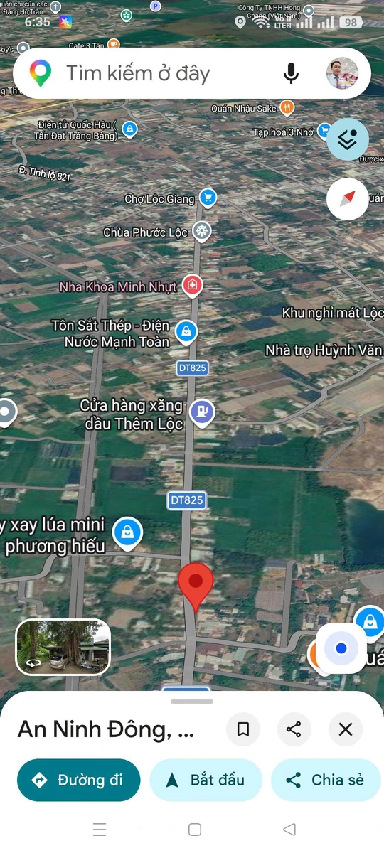 Bán lô đất 216m² mặt tiền Tây Ninh 2,45 tỷ - Ảnh thu nhỏ 3