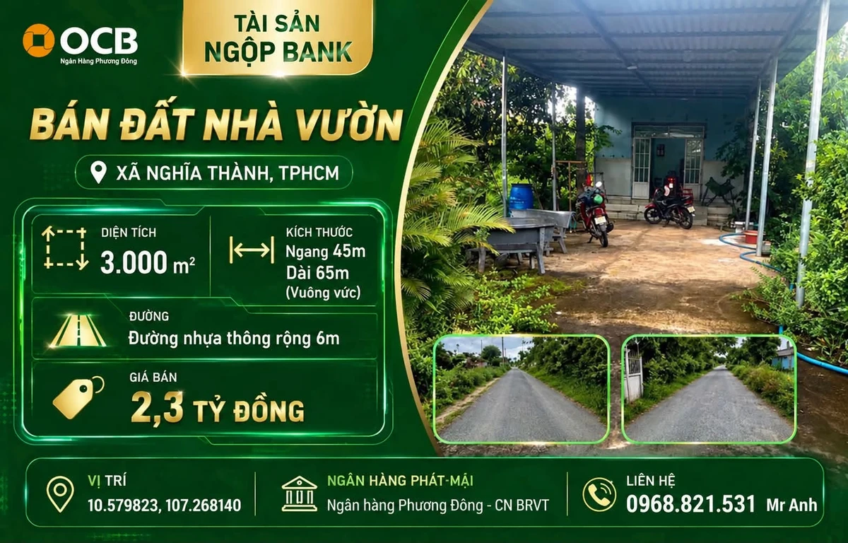 Bán nhà 2PN 94m² Bến Lức Long An 1.5 tỷ 3tr5 - Ảnh 1