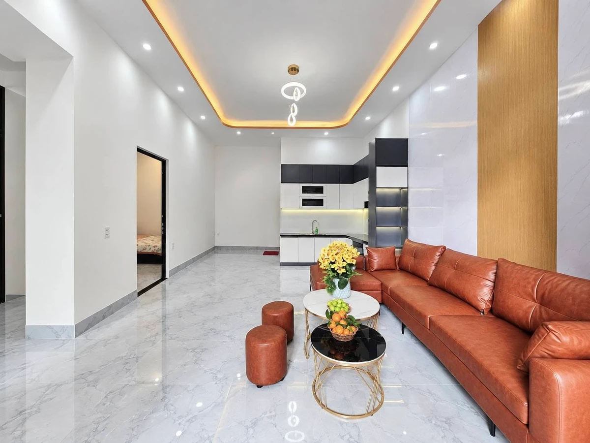 Bán nhà kiệt ô tô đường Trường Chinh, Cẩm Lệ, 63m2, ngang 7m nở hậu, 2PN, giá 3,35 tỷ - Ảnh 1