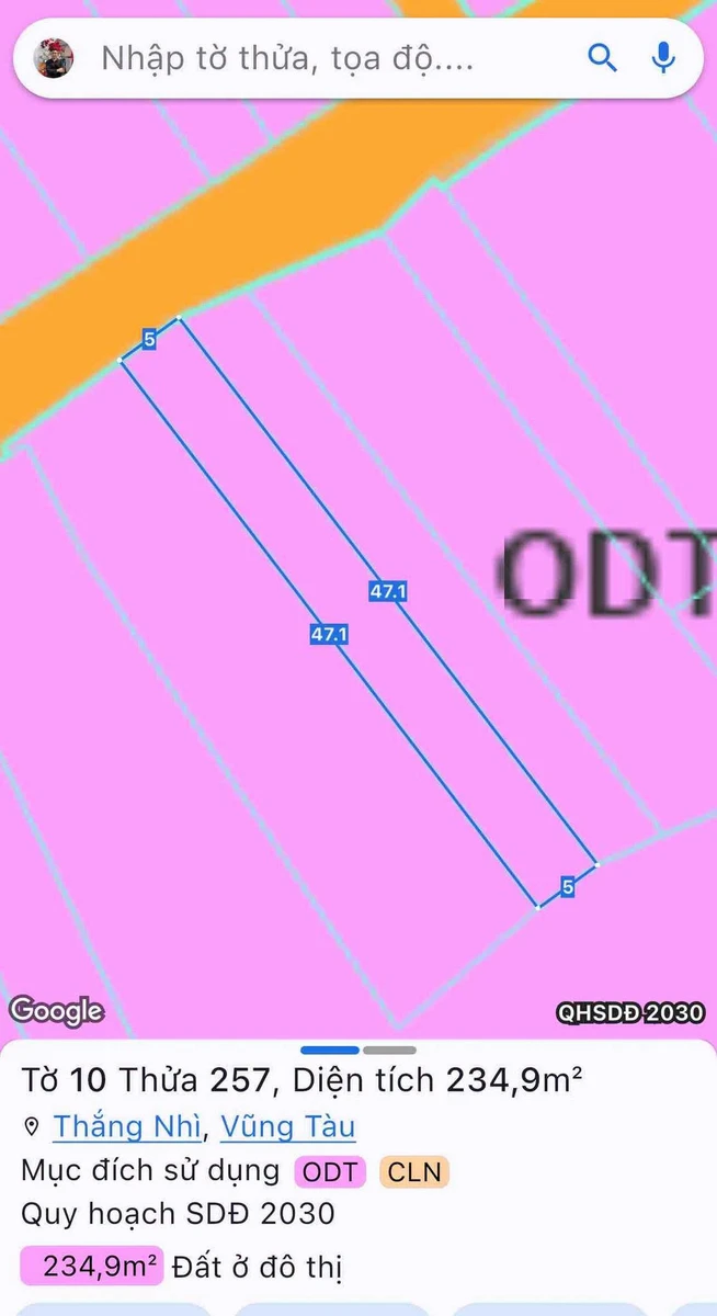 Bán đất 235m2 hẻm 37 đường Trần Xuân Độ, Vũng Tàu, giá 5,25 tỷ - Ảnh thu nhỏ 2
