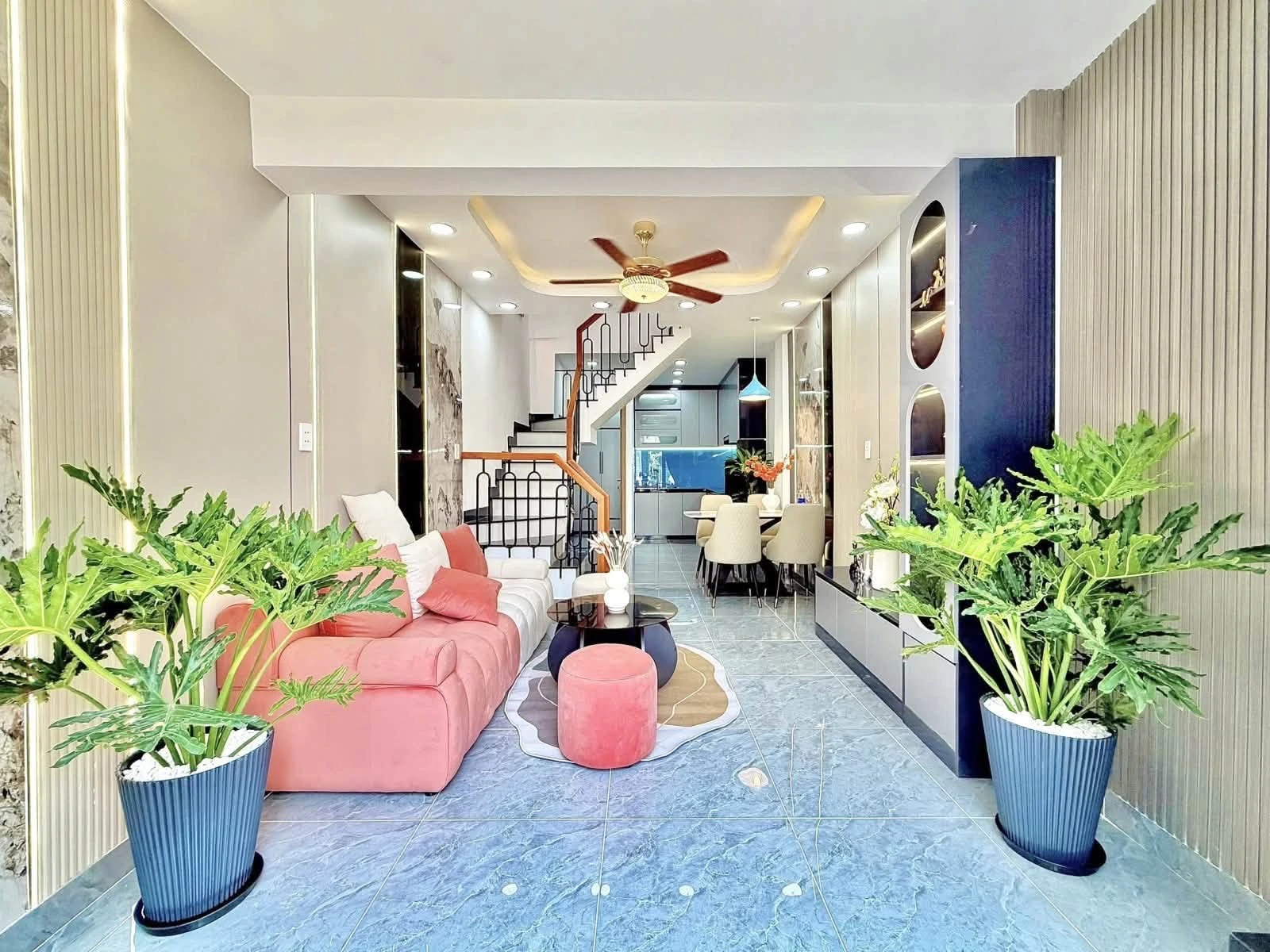 Bán nhà 1 trệt 1 lầu 75m2, 3PN 2WC, hẻm 6m gần Phan Văn Trị, tặng full nội thất - Ảnh 1