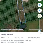 Bán đất vườn 839m² Hàm Liêm gần Phan Thiết, sổ hồng, 420 triệu - Ảnh thu nhỏ 1
