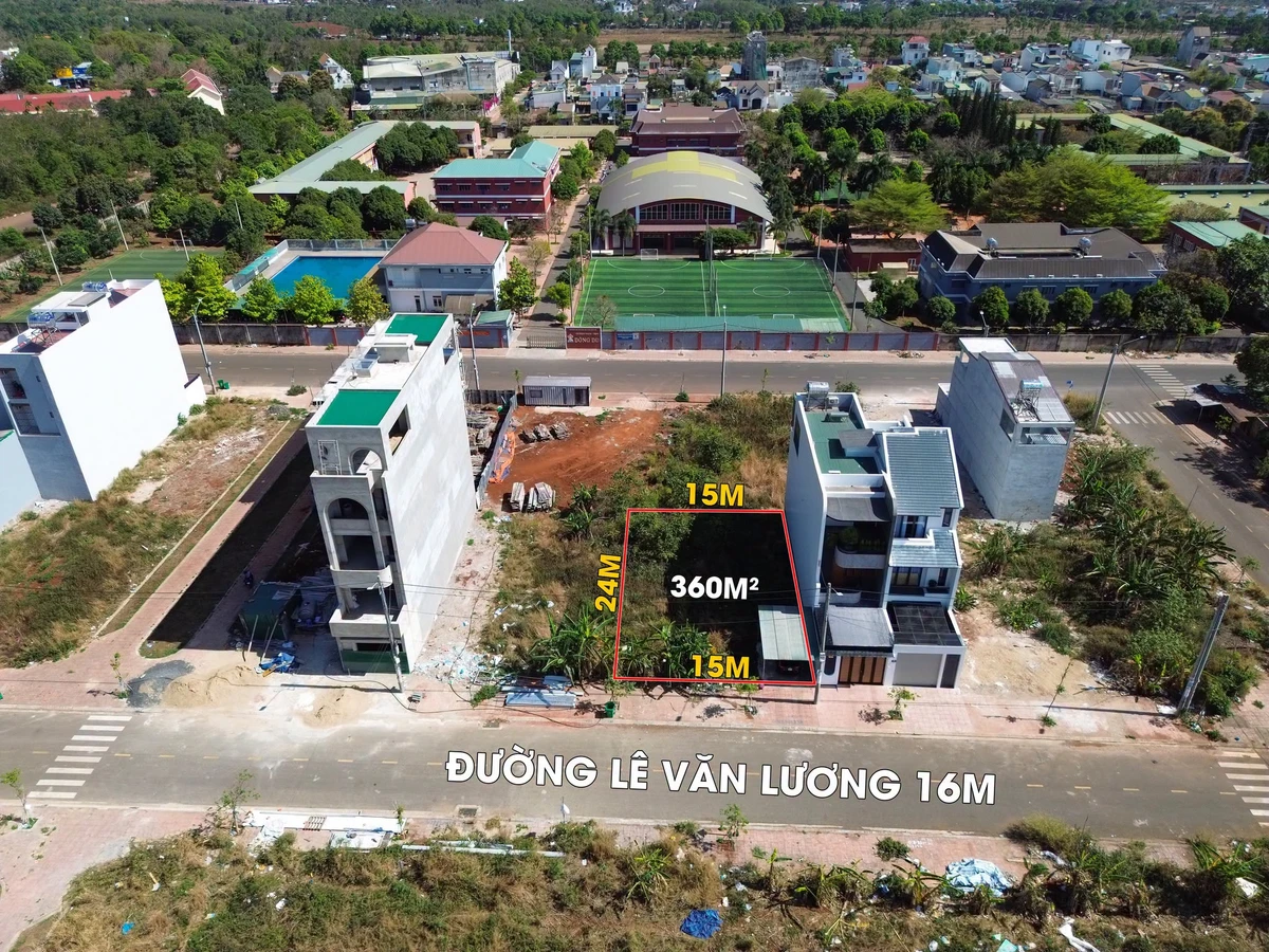 Bán đất mặt tiền 15m Lê Văn Lương, 360m², Bình Tân, 30 tỷ - Ảnh 1