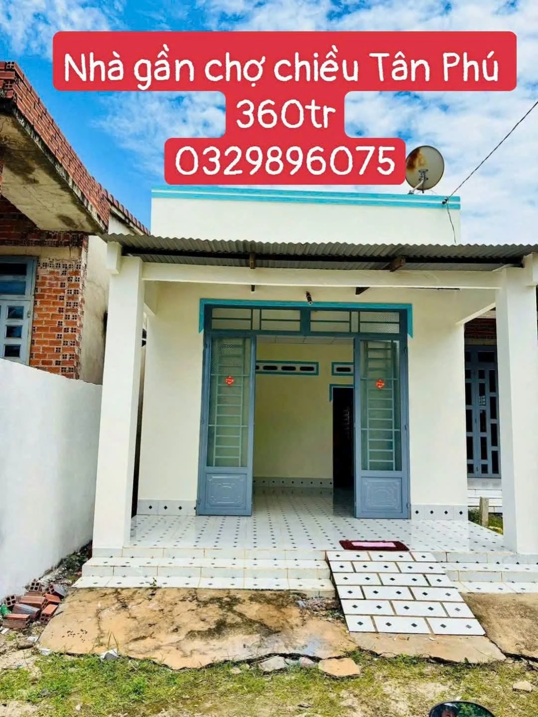 Bán nhà 5x30m giá 360 triệu gần chợ Tân Phú, xã Tân Hưng, Tân Châu, Tây Ninh - Ảnh 1
