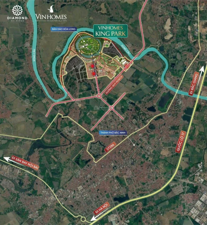 Bán liền kề 60m - 70m - 75m - 80m - 90m2 - 100m2 Vinhomes King Park - Vinhomes Hoà Long, Bắc Ninh - Ảnh thu nhỏ 3