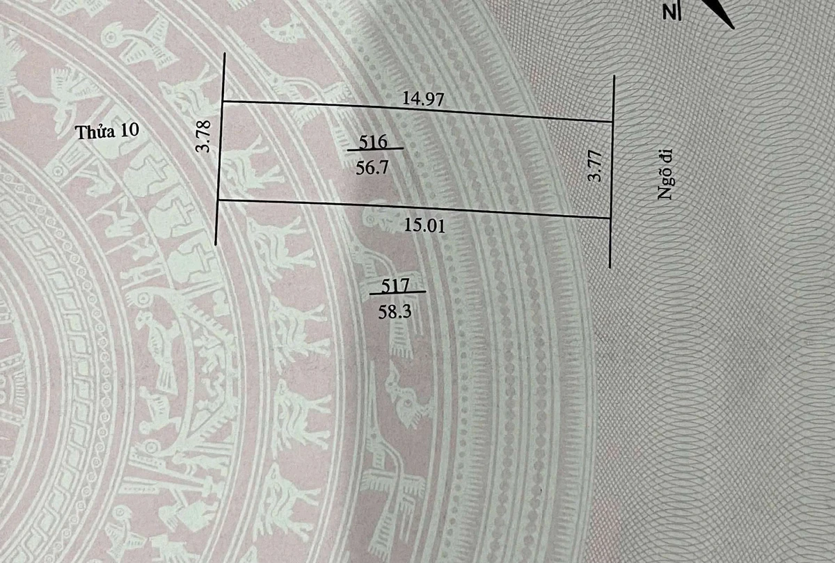 Bán lô đất Lê Viết Quang, Hải Dương, 56,7m² - Ảnh 1