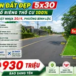 Bán đất 5x30 sổ riêng Bình Lộc Đồng Nai 930 triệu - Ảnh thu nhỏ 2