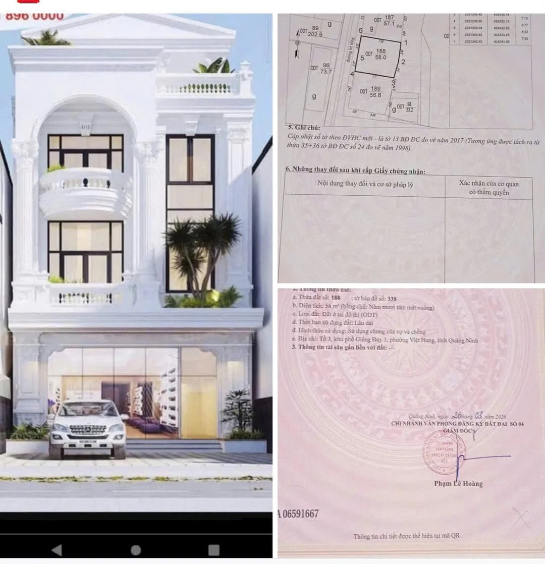 Bán nhà 3 tầng mặt tiền 7m Ba Lan 58m² 3,2 tỷ - Ảnh 1