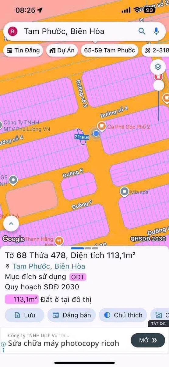 Bán dãy trọ 4 kiốt góc 2 mặt tiền Tâm Phước 121.8m2 - Ảnh thu nhỏ 2