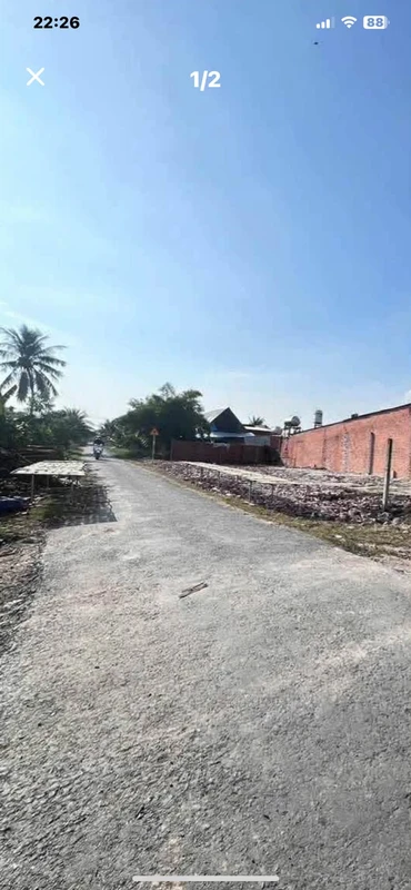 Bán đất nền 76.5m² mặt tiền Trần Phú, Long Hoa, Tây Ninh 445 triệu