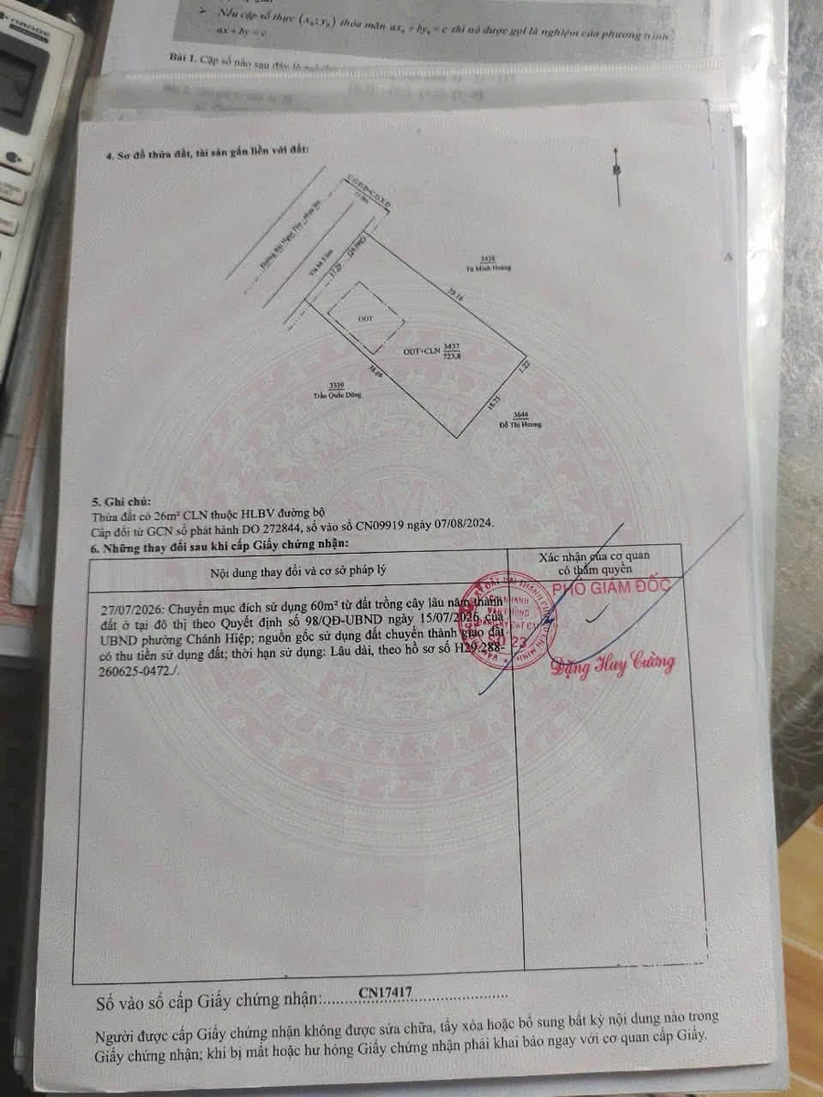 Bán đất mặt tiền Bùi Ngọc Thu 723m² Chính Hiệp - Ảnh thu nhỏ 3