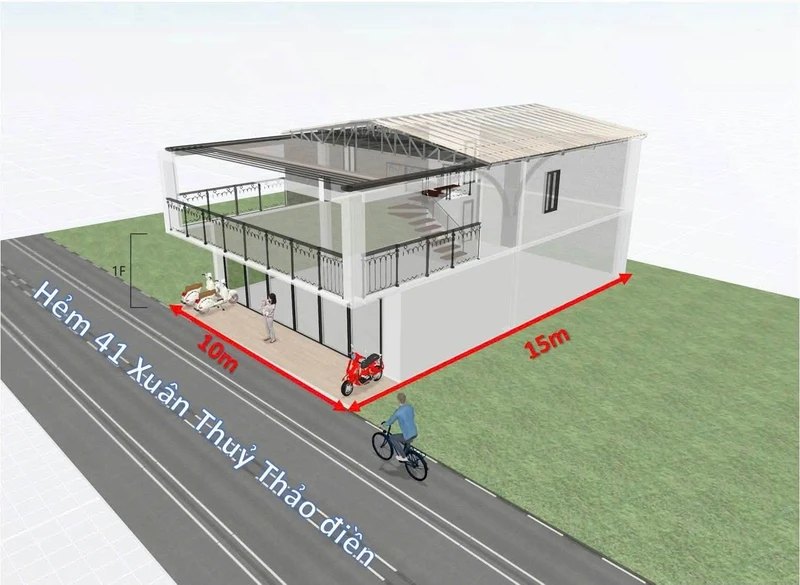 Bán nhà phố Trạng Trình, Đà Lạt, 40m2, 3 PN, 3 tỷ 790 thuee