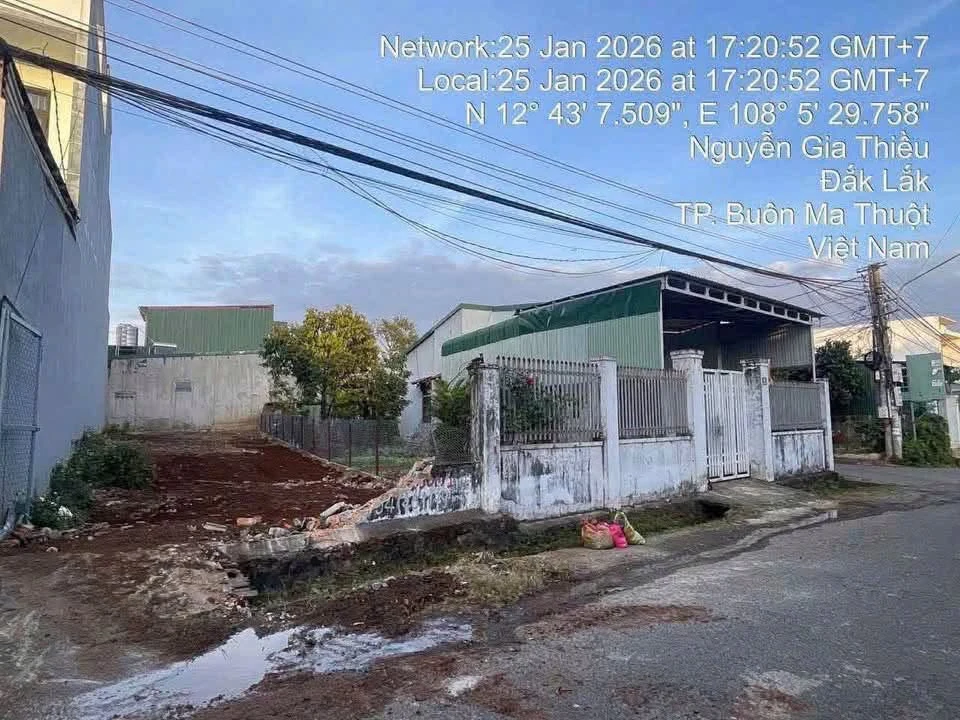 Bán đất mặt tiền đường Nguyễn Gia Thiều, Phường Tân An, Buôn Ma Thuột giá 4,3 tỷ - Ảnh 1
