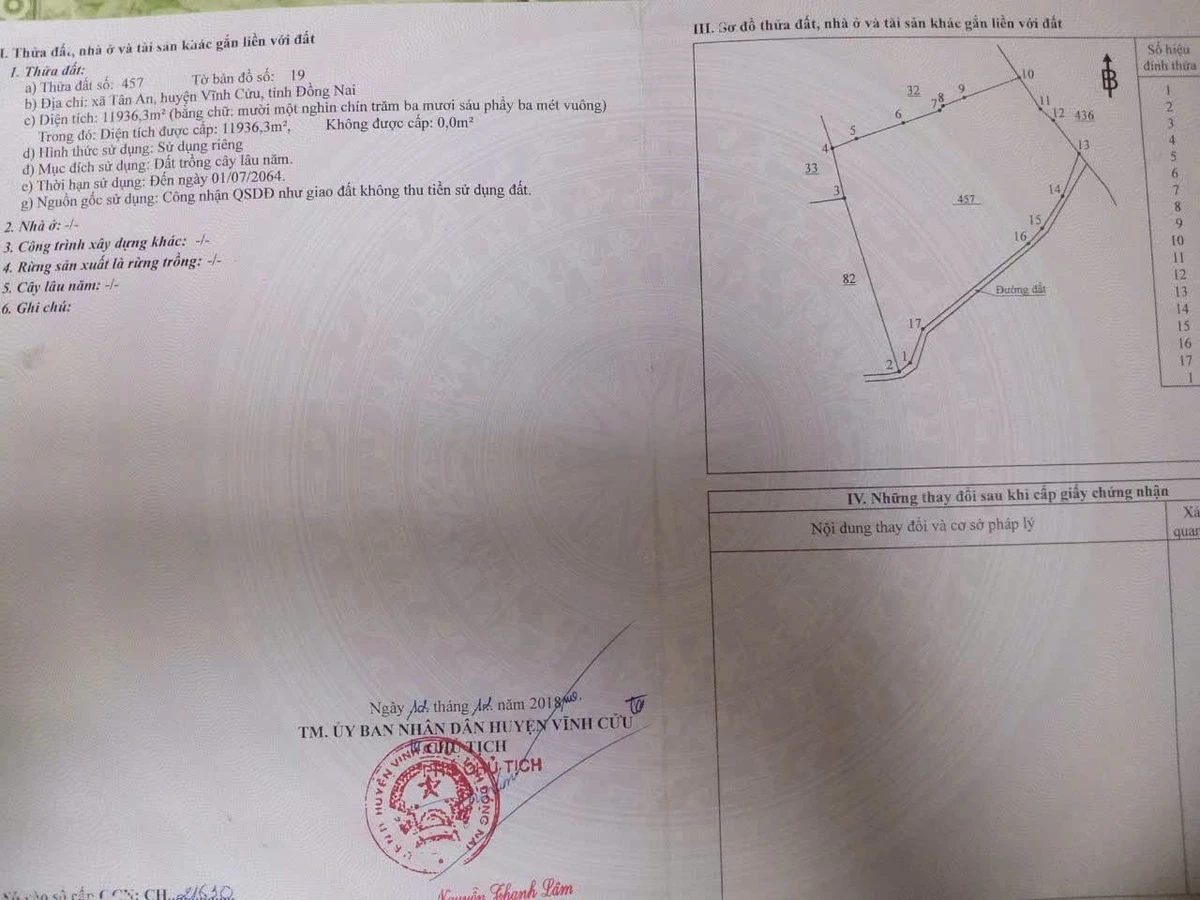 Bán 11.900 m² đất trồng tràm tại Xã Tân An, Đồng Nai - Ảnh thu nhỏ 2