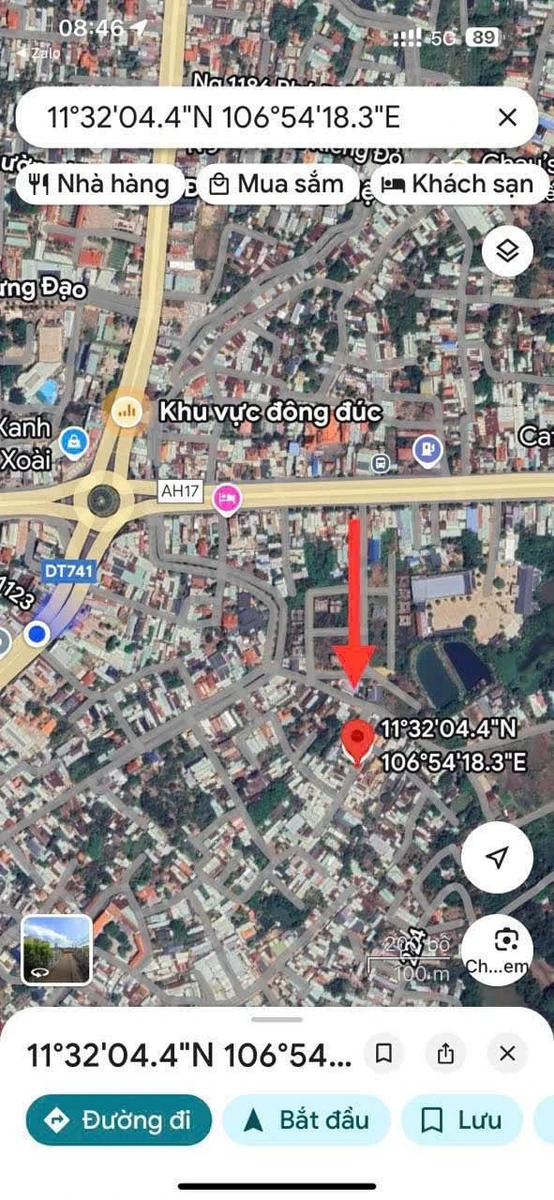 Bán đất Phường Tân Thiện Đồng Xoài 850 triệu - Ảnh 1