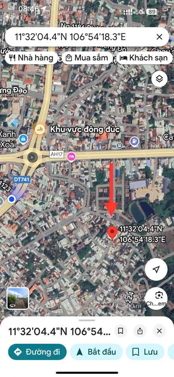 Bán đất Phường Tân Thiện Đồng Xoài 850 triệu - Ảnh 1
