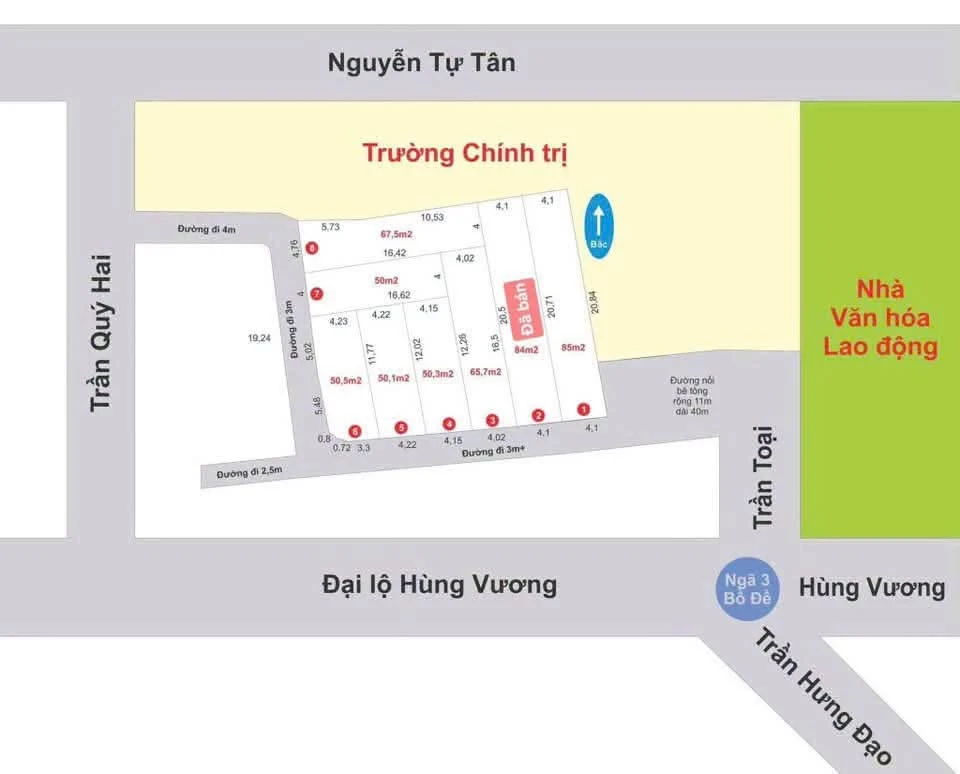Bán đất hẻm Trần Quý Hai 50-85m² từ 1 tỷ 150 triệu Quận 12 - Ảnh 1