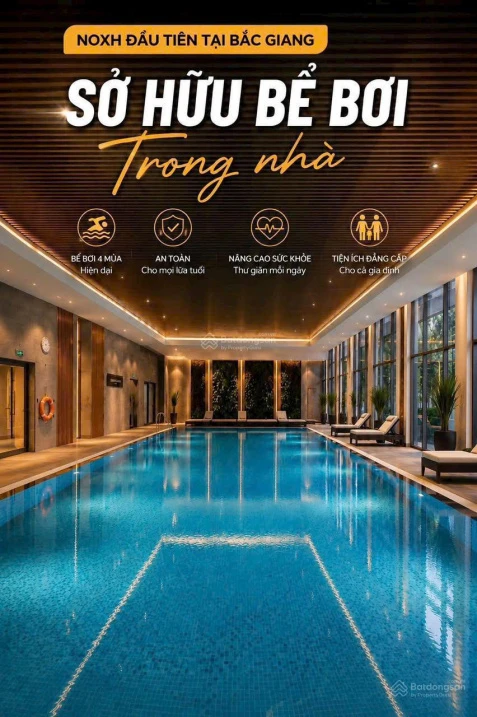 Nhà ở xã hội tiệp cận cao cấp tại Bắc Giang có bể bơi và khu vui chơi tiện ích giá chỉ 21.9tr/m2 - Ảnh thu nhỏ 3