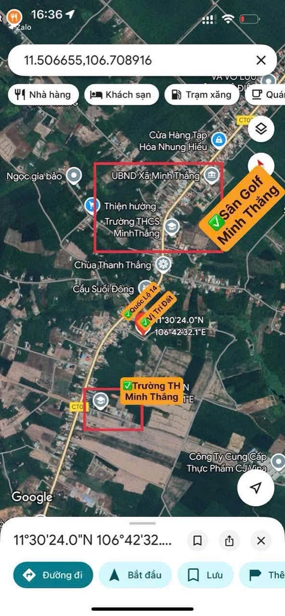 Bán đất 2 mặt tiền 500m² Xã Minh Thắng, Chơn Thành - Ảnh 1