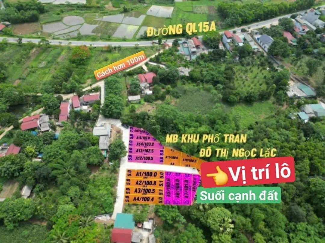 Bán đất nền 54m2 Thị trấn Ngọc Lặc Thanh Hóa 68 triệu - Ảnh 1