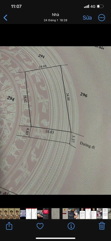 Bán đất Phường Thuỷ Xuân Huế, 6-8m ngang, 28m dài, 3,5tr/m2