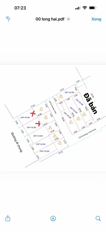 Bán đất nền Long Hải 5x16m, sổ hồng, 650 triệu