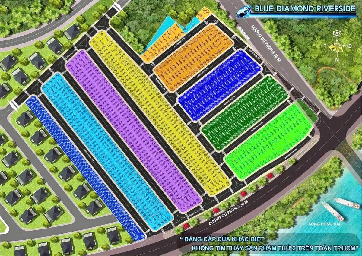 Bán đất nền 51,6m2 dự án Blue Diamond Long Phước, Thủ Đức, giá 1,96 tỷ - Ảnh thu nhỏ 3
