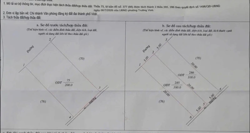 Bán đất nền 100m² Vinh Tân, Trường Vinh từ 3 tỷ