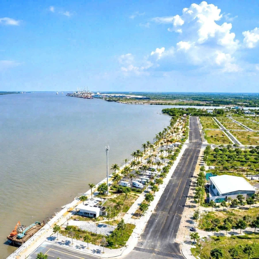 Bán đất nền sổ đỏ 80m2 mặt tiền đường 13m Hiệp Phước, Nhà Bè giá 1,7 tỷ - Ảnh 1