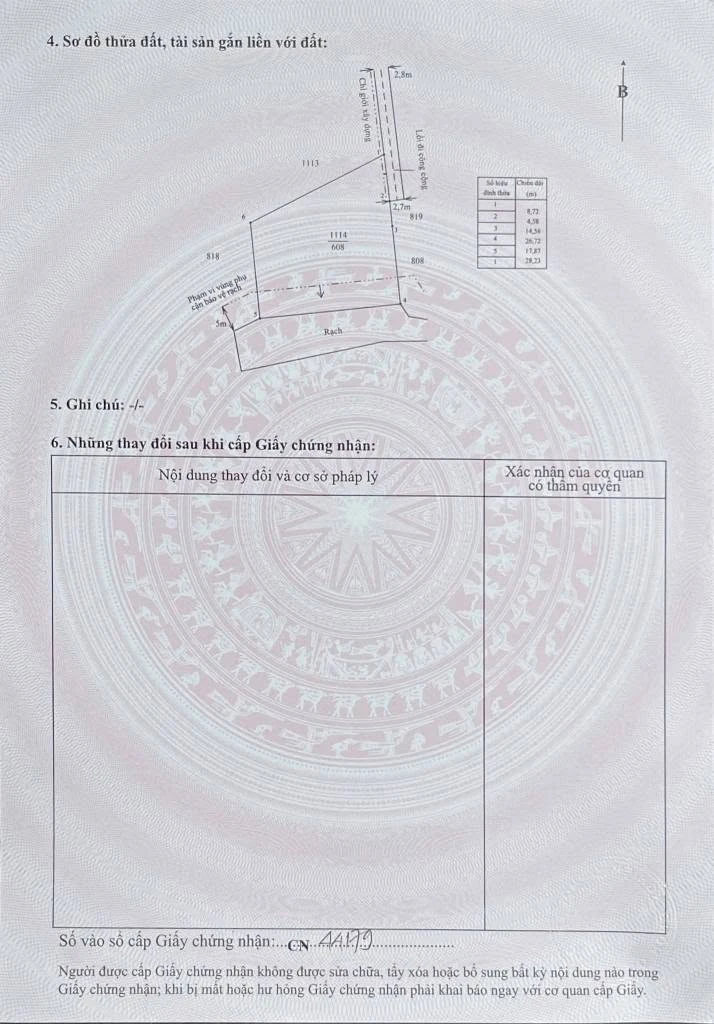 Bán đất thổ cư 608m2 tại Xã Tân Lân, Cần Đước - 1 tỷ 450 triệu - Ảnh thu nhỏ 3