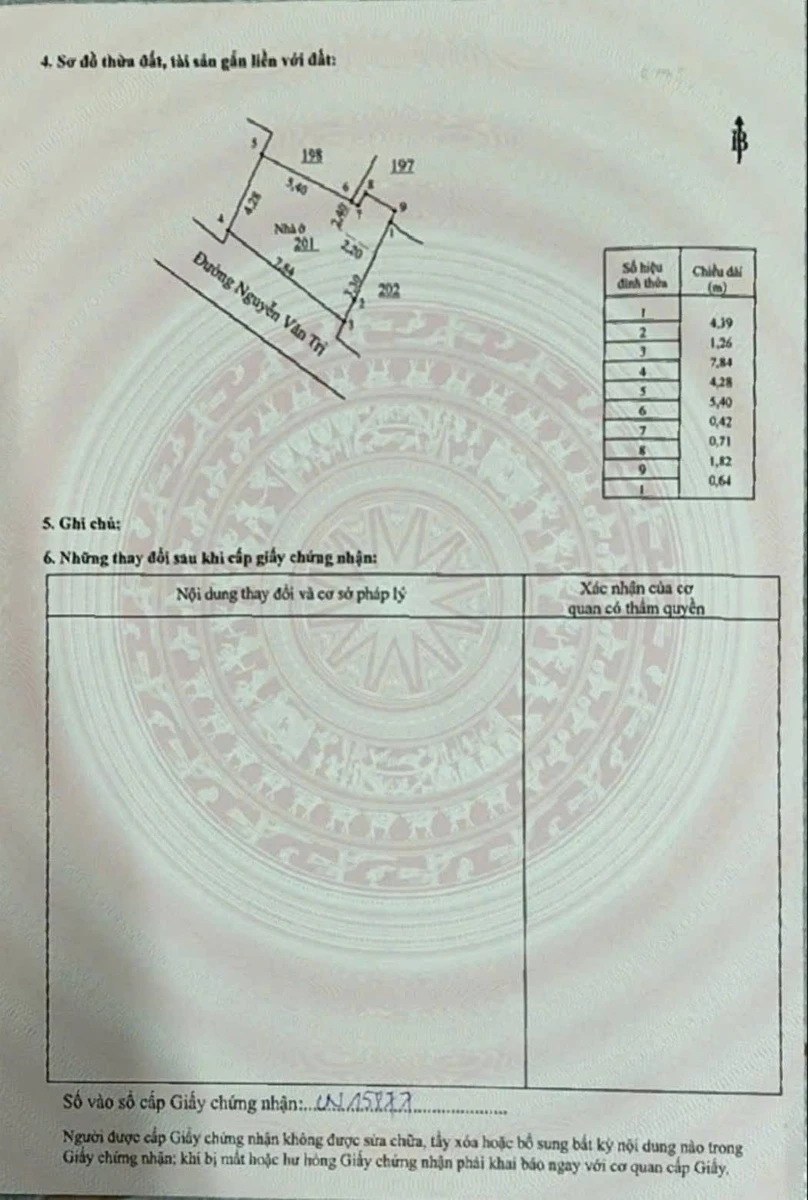 Bán nhà mặt tiền Nguyễn Văn Trị Đồng Nai 7.8x5.5m, 6 tỷ 3 - Ảnh 1