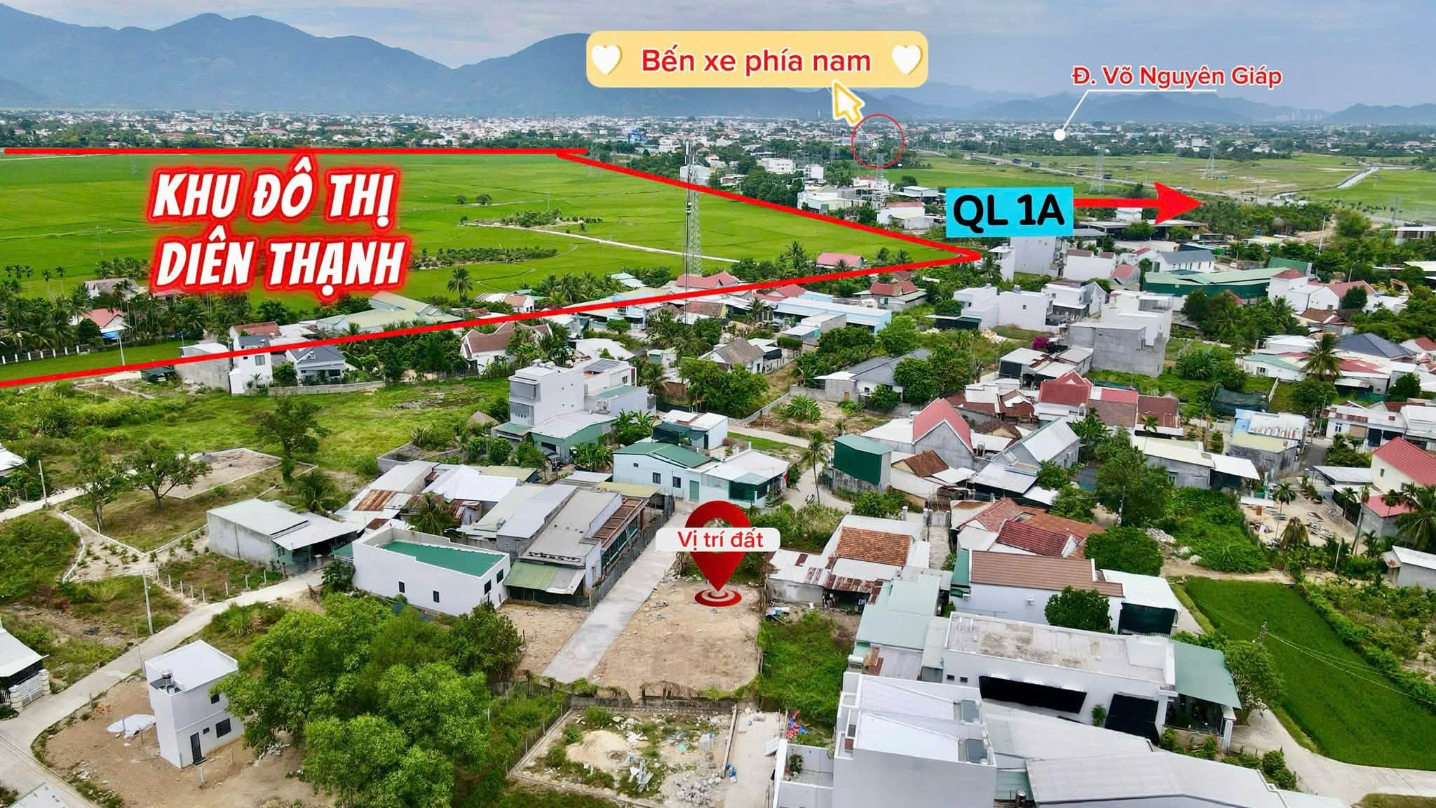 Bán đất 80m² Phú Hậu, Diên Khánh, Khánh Hòa 650 triệu