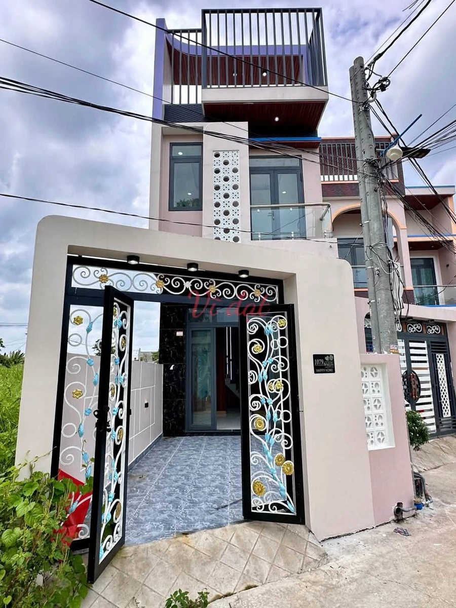 Bán nhà 1 trệt 1 lầu 51,7m² 2PN xã Phước Lý, Cần Giuộc, Long An giá 1,5 tỷ - Ảnh 1