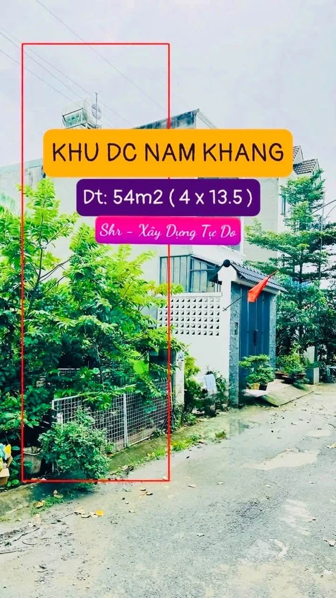Bán đất 54m² KDC Nam Khang, gần chợ Long Trường, Quận 9, giá 3,6 tỷ - Ảnh 1