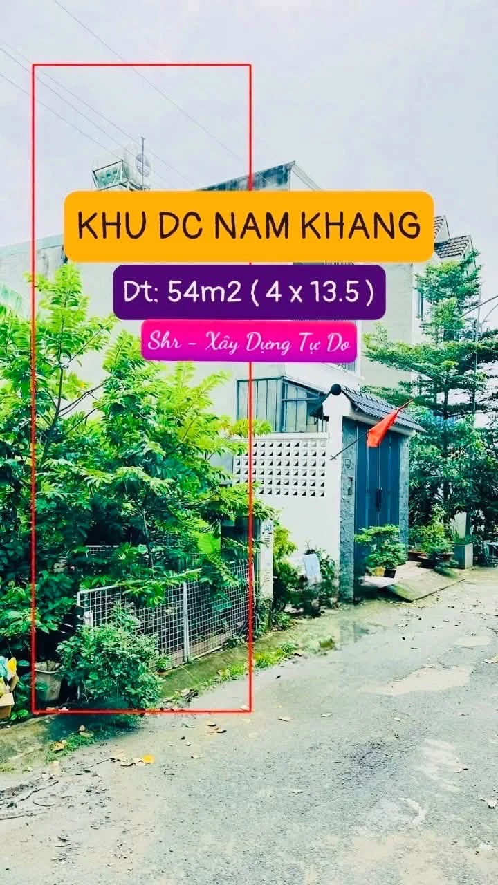 Bán đất 54m² KDC Nam Khang, gần chợ Long Trường, Quận 9, giá 3,6 tỷ - Ảnh 1