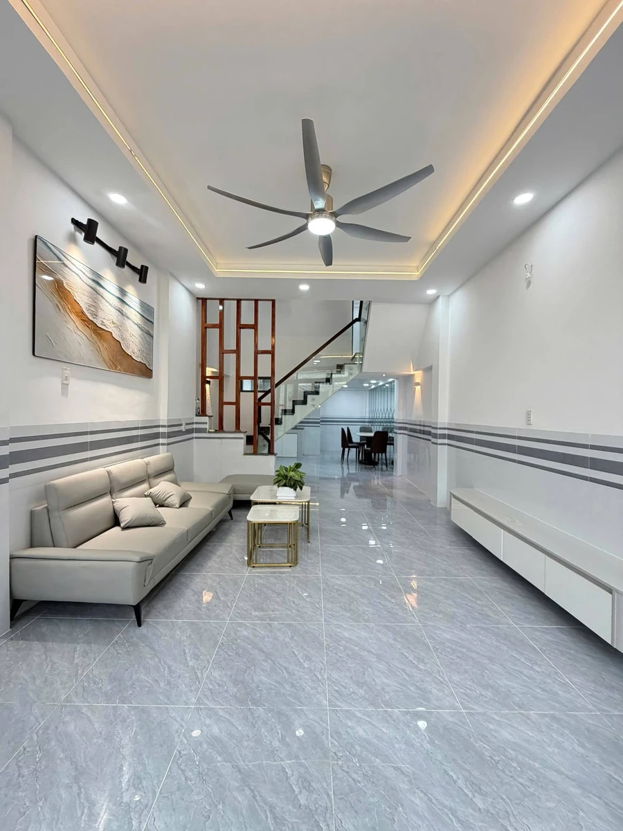 Bán nhà 3 tầng 3PN hẻm ô tô 6m, 51m², Bình Hưng Hòa, Bình Tân, giá 5,18 tỷ - Ảnh thu nhỏ 2