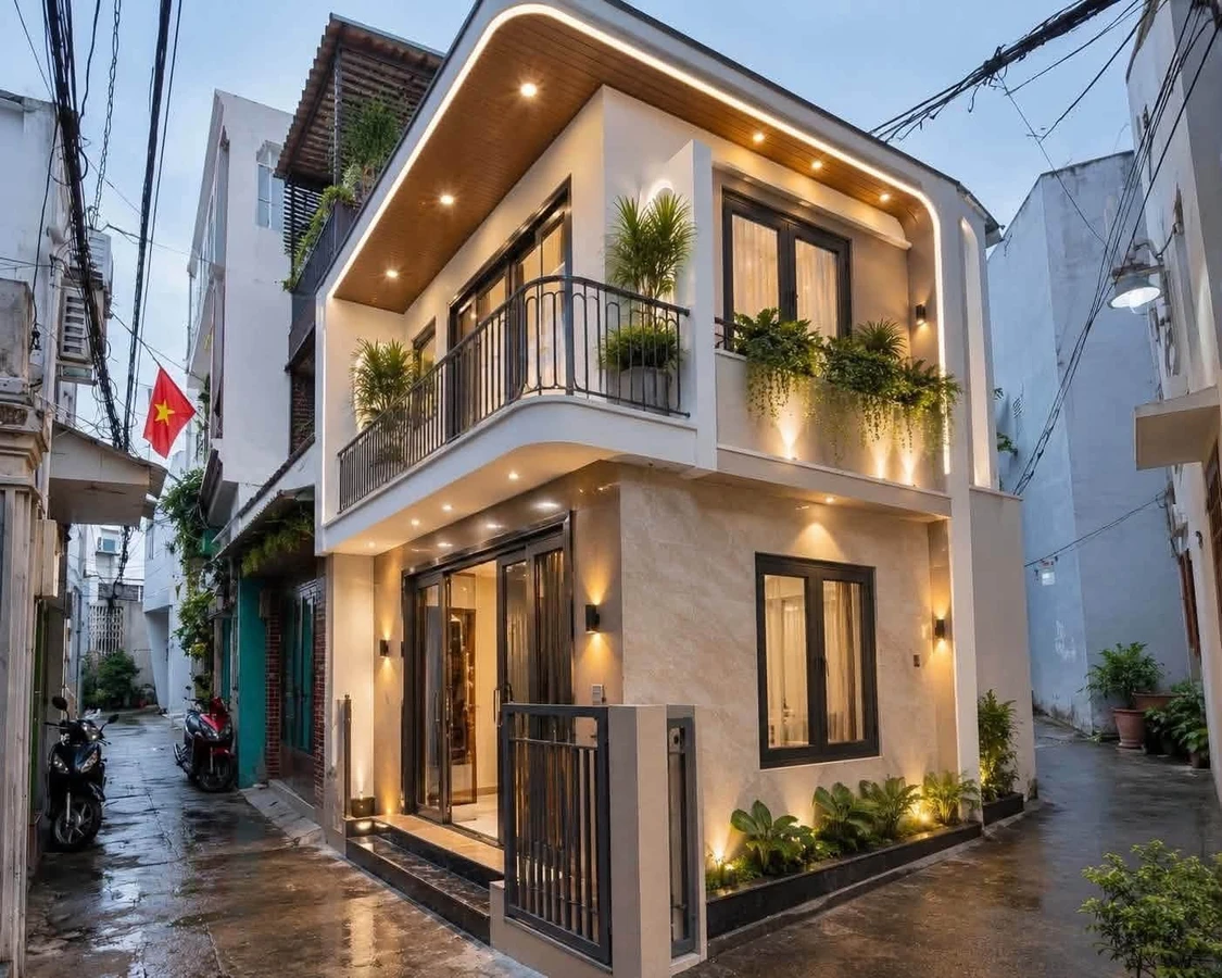 Bán nhà 2 tầng lô góc 52m2 sàn Bình Thạnh giá 2,8 tỷ - Ảnh 1