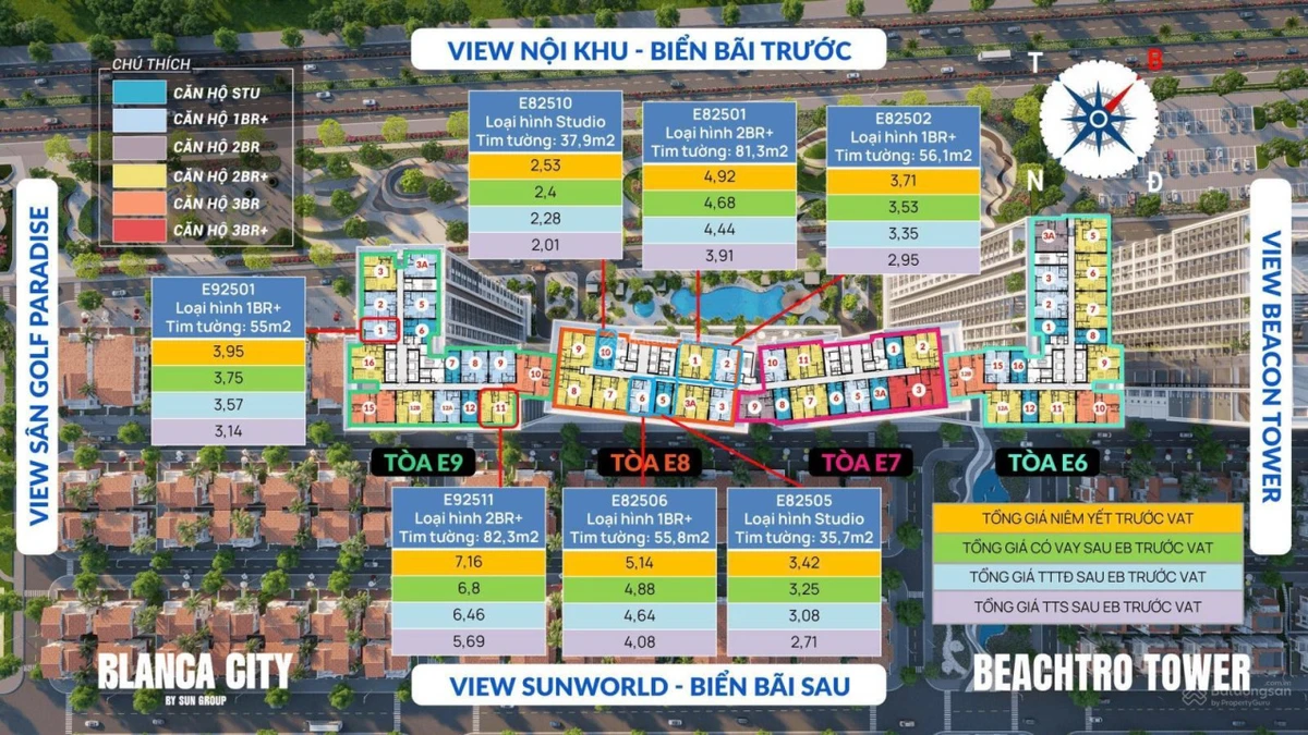 Bán căn hộ chung cư Beachtro Tower, Vũng Tàu, 3,294 tỷ, 55 m2, chỉ với giá ưu đãi - Ảnh thu nhỏ 5