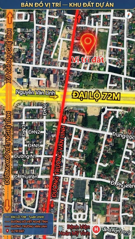 Bán lô góc đất Nghi Phú 63m2, hơn 2 tỷ