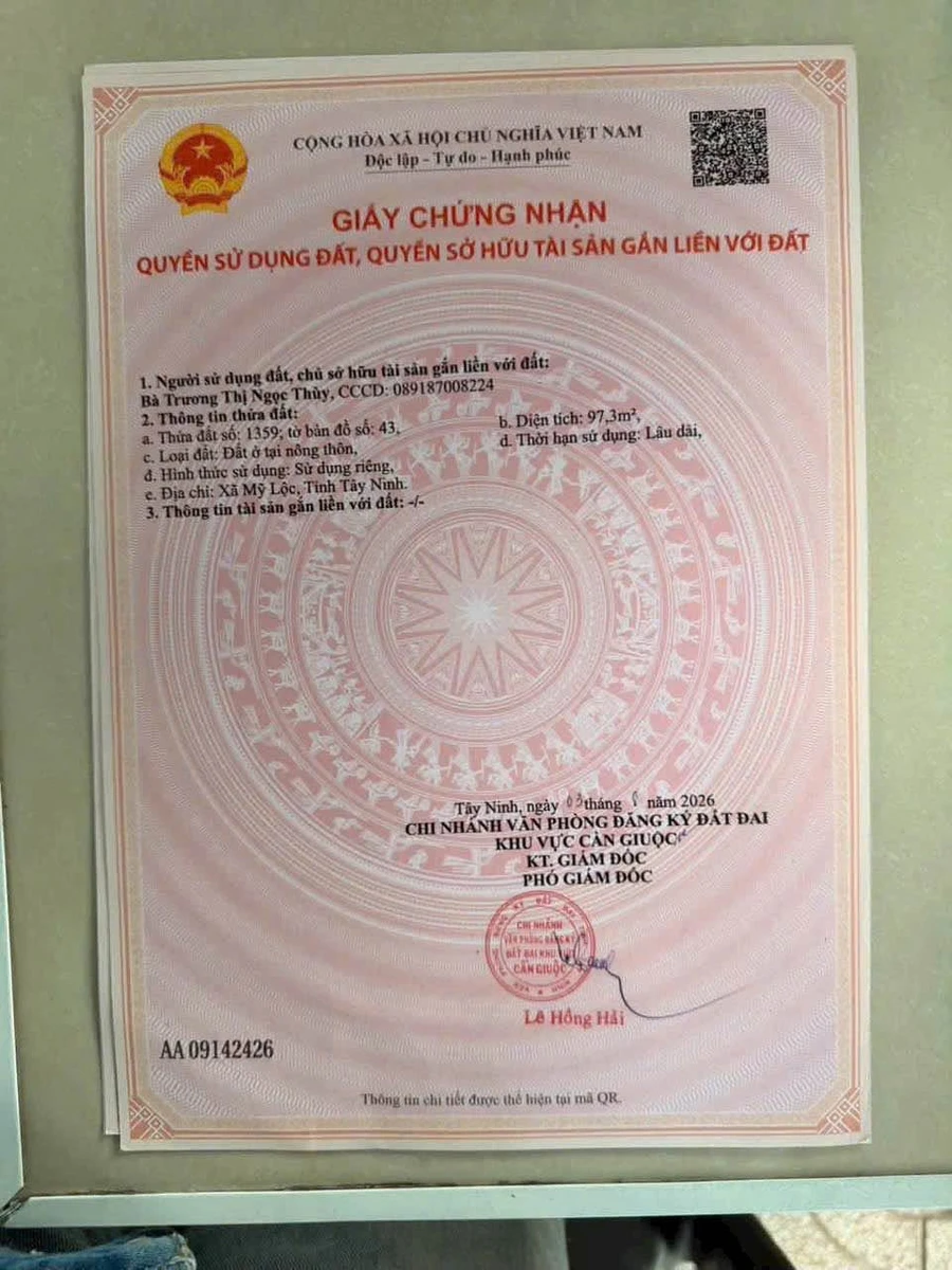 Bán đất thổ cư 97m2 sổ hồng riêng Cần Giuộc, Long An - Ảnh thu nhỏ 4