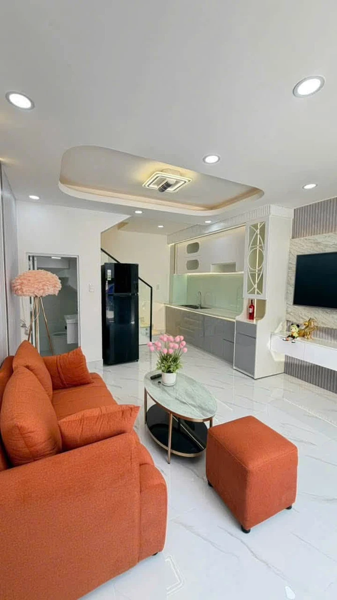 Bán nhà 1 trệt 3 lầu 4x8m gần mặt tiền Huỳnh Tấn Phát, Quận 7, giá 3,5 tỷ - Ảnh thu nhỏ 4